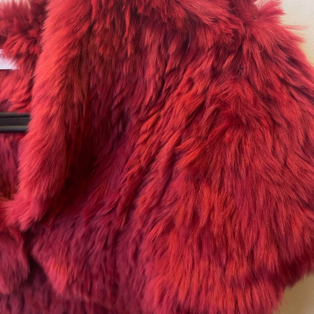 %100 Authentic Rabbit Fur Jacket - Picture 4 of 7